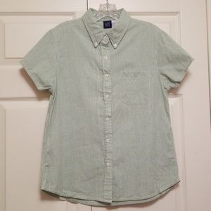 DCC gingham short sleeve top